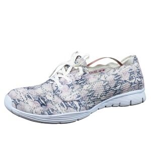 Skechers Seager Womens 11 Lavender Multicolor Textile Sneakers Comfort Casual